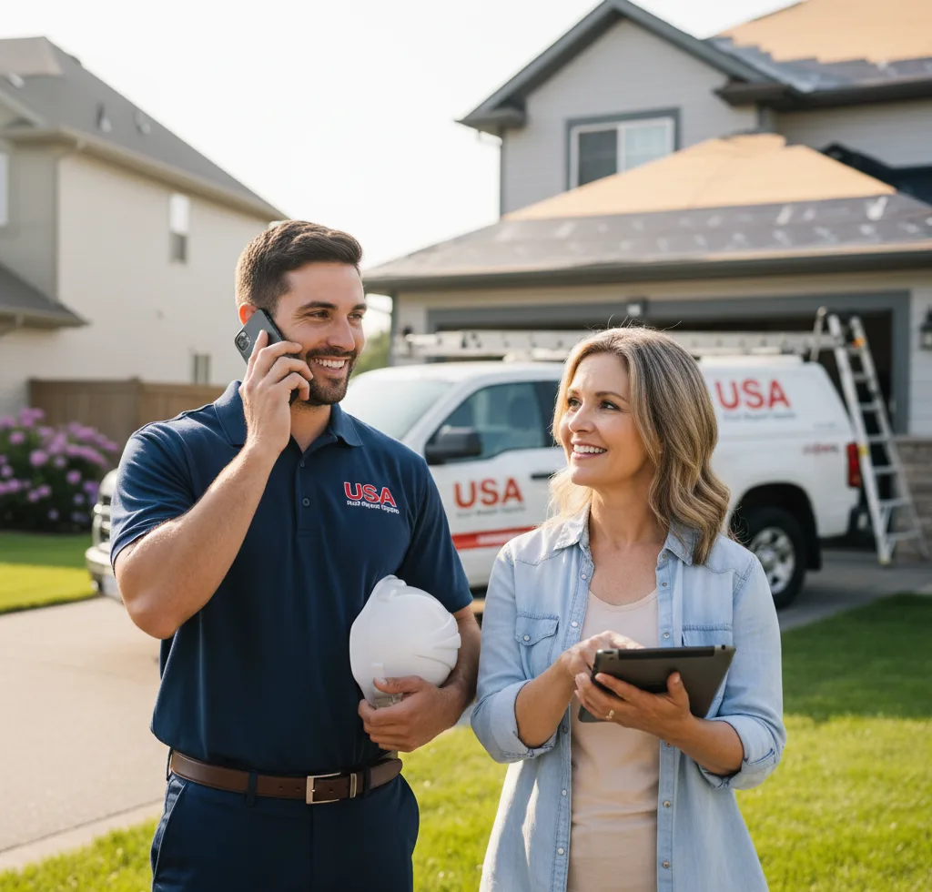 USA Roof Repair Experts customer support in North Oxford